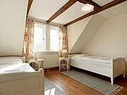 Ferienwohnung 08 'Möres Hörn' - Vierter Schlafbereich im Obergeschoss mit 2 Einzelbetten