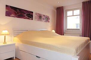 Schlafzimmer Ferienwohnung 02 Villa Seebach 