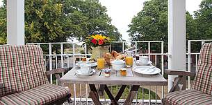 Ausblick Ferienwohnung 10 Villa Seegarten