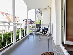 Balkon Ferienwohnung 14 Villa Seebach