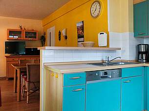 Küche Ferienwohnung 11 Villa Seebach