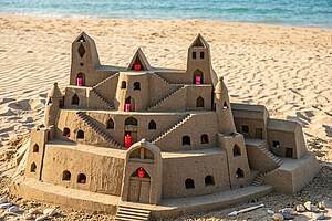 Sandburgenwettbewerb in Wohlenberg