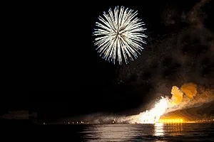Osterfeuer in Boltenhagen