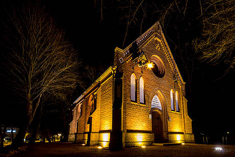 Kirche Boltenhagen bei Nacht