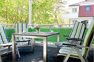 Balkon Ferienwohnung 13 Villa Seebach 