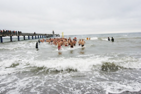 Neujahrsanbaden 2018 im Ostseebad Boltenhagen