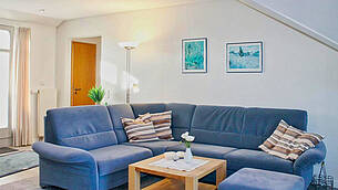 Wohnzimmer Ferienwohnung 11 Villa Seegarten
