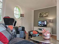 Wohnbereich Ferienwohnung 04 Seepferdchen Strandvilla Muschel