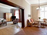 Ferienwohnung 10 'Kükenkorb' - Wohn- und Essbereich