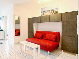 Wohnbereich Ferienwohnung 23 Villa Seebach