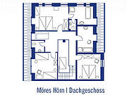 Ferienwohnung 08 'Möres Hörn' - Grundriss DG