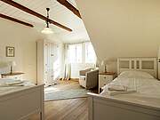 Ferienwohnung 02 'Poggensoll' - Zweiter Schlafbereich mit Einzelbetten