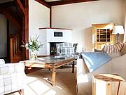 Ferienwohnung 07 'Otternsoll' - gemütlicher Wohnbereich mit Kamin