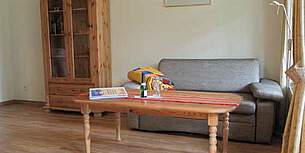 Wohnzimmer Ferienwohnung 02 Villa Seegarten