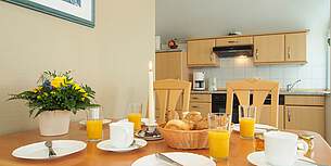 Küche Ferienwohnung 11 Villa Seegarten