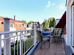 Balkon Ferienwohnung 23 Villa Seebach