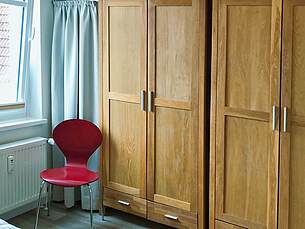 Schlafzimmer Ferienwohnung 25 Villa Seebach