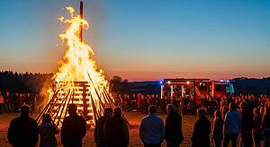 Osterfeuer der Feuerwehr Klütz 2026