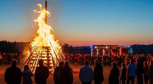 Osterfeuer der Feuerwehr Klütz 2026