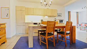 Küche Ferienwohnung 05 Villa Seegarten