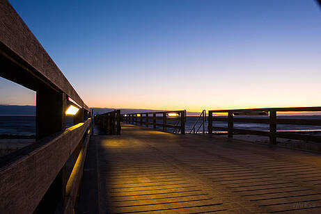 Seebrücke Boltenhagen bei Nacht