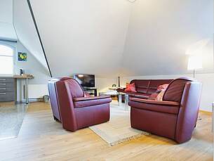 Wohnbereich Ferienwohnung 06 Villa Sonnengarten