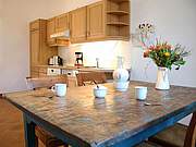 Ferienwohnung 09 'Musennest' - Essbereich und Küchenzeile
