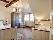 Ferienwohnung 03 'Rehhagen' - Zweiter Schlafbereich mit zwei Einzelbetten