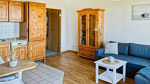 Wohnzimmer Ferienwohnung 02 Villa Seegarten