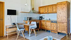 Küche Ferienwohnung 02 Villa Seegarten