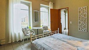 Schlafzimmer Ferienwohnung 03 Villa Seegarten