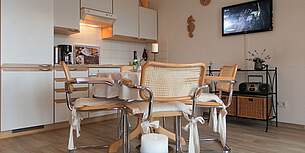 Küche Ferienwohnung 03 Villa Seegarten