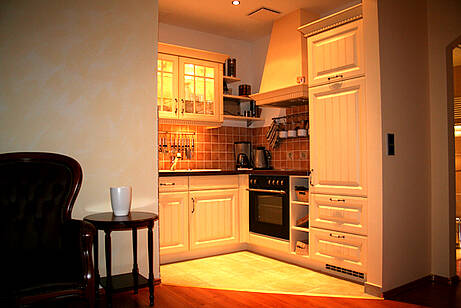 Küche Ferienwohnung 14 Villa Wagenknecht Küche der Ferienwohnung in der 14 Villa Wagenknecht