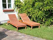 Ferienwohnung 02 'Poggensoll' - Sonnenliegen