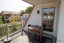 Balkon der Ferienwohnung 26 Villa Seebach 