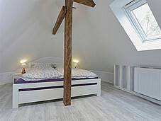 Schlafzimmer Ferienwohnung 03 Schildkröte Strandvilla Muschel