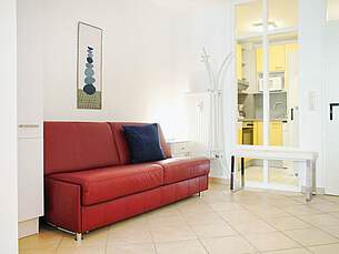 Wohnbereich Ferienwohnung 14 Villa Seebach