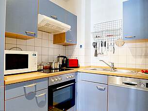 Küche Ferienwohnung 23 Villa Seebach