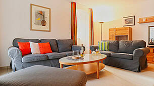 Wohnzimmer Ferienwohnung 05 Villa Seegarten