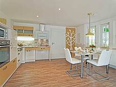 Essbereich Ferienwohnung 01 Delfin Strandvilla Muschel