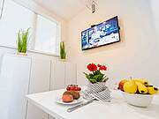 Ferienwohnung 02 'Meeresbrise' - Fernsehbildschirm