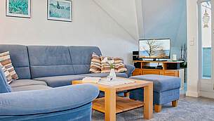 Wohnzimmer Ferienwohnung 11 Villa Seegarten