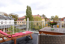 Balkon der Ferienwohnung 26 Villa Seebach 