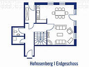 Ferienwohnung 01 'Hof Rosenberg' - Grundriss EG