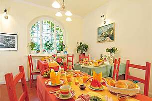 Frühstücksraum Landhaus Victoria im Ostseebad Boltenhagen