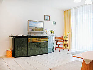 Wohnbereich Ferienwohnung 12 Villa Seebach