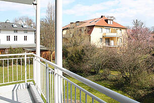 Balkon der Ferienwohnung 16 Villa Seebach 