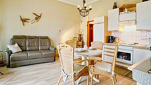 Schlafzimmer Ferienwohnung 03 Villa Seegarten