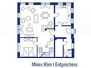 Ferienwohnung 08 'Möres Hörn' - Grundriss EG