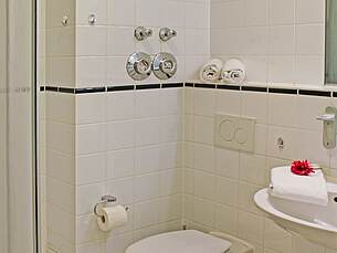 Badezimmer Ferienwohnung 12 Villa Seebach